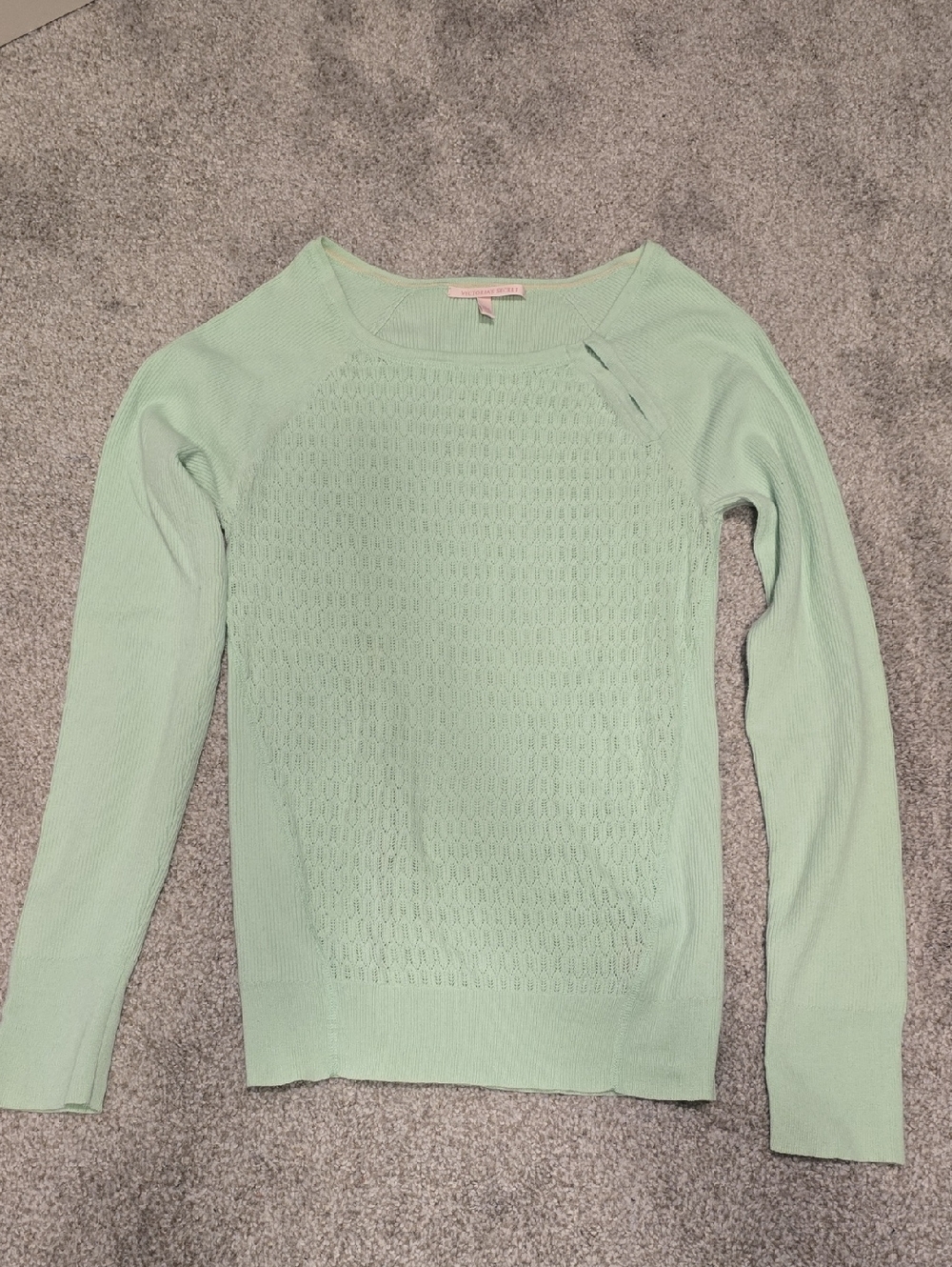Victoria's Secret Mint Green Knit Top